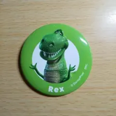 トイストーリー レックス 缶バッジ