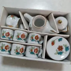 ミニチュアティーセット 花柄 陶器