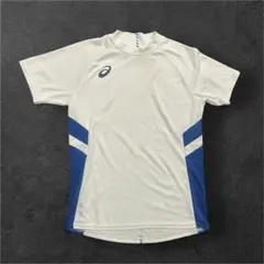 asics D1 サッカーシャツ ホワイト/ブルー