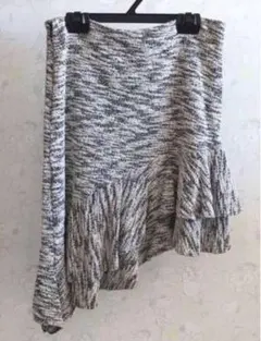 #ZARA ザラ スカート 白と黒の混合　ベーシック skirt 裙子