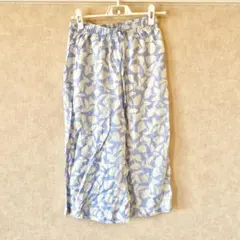 ユニクロ レーヨンリラコ ブルーMサイズ