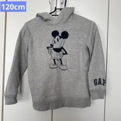 GAP ミッキーマウス パーカー グレー