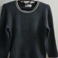 WHITE ITARIYARD イタリヤードのセーター❣️ベルベット風リボン