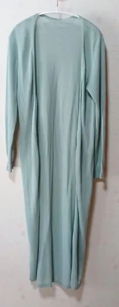 urs☆ミントグリーン ☆シースルーロングカーディガン☆ 長袖