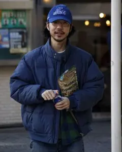 希少カラーField Down Jacket Lサイズ　ビンテージネイビー