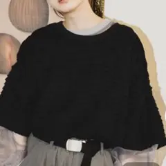 niko and …Mサイズ フリフリルーズ半袖プルオーバー