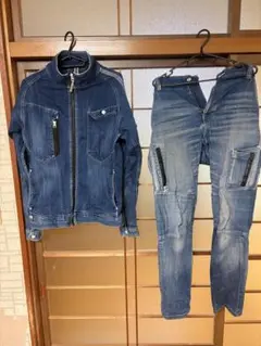 寅壱 デニム 作業着 上下 セットアップ8990のサムネイル