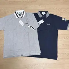 新品　ジェイプレス 半袖ポロシャツ ネイビー　グレー　2枚セット　まとめ　ゴルフのサムネイル