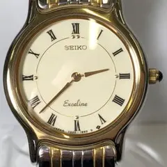 『電池交換済み』SEIKO エクセリーヌ腕時計 QZ/レディース