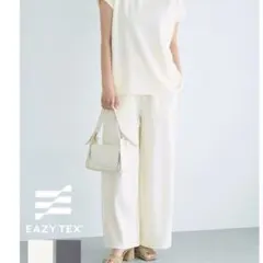 cocaEAZY TEX アイボリー ワイドパンツ