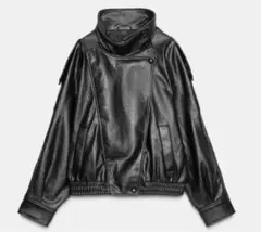【希少完売モデル】ZARA フェイクレザージャケット