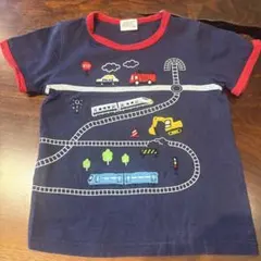 familiar風　乗り物半袖Tシャツ　BABCHIP 120