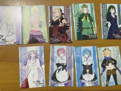 Re:ゼロから始める異世界生活　リゼロ　キュアメイドカフェ　特典カード セット