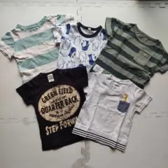 子供用Tシャツ 5枚セット　80cm