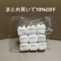 ちぎりパン風 スクイーズ キーホルダー付き