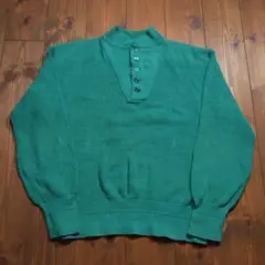 L.L.Bean USA製 ヘンリーネックニットセーター