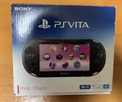 PSVita 2000 ピンク/ブラック本体 箱 充電器付き