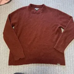Eddie Bauer L バーガンディ クルーネックセーターのサムネイル