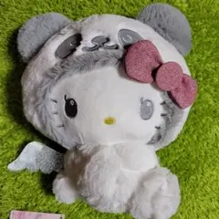 パンダ　ハローキティ　こあくま×てんしBIGぬいぐるみ①