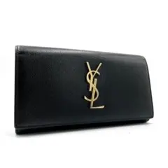 【美品】イヴサンローラン カサンドラ コンチネンタルウォレット キャビアスキン