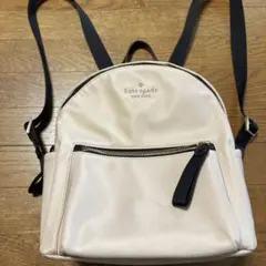 美品】LONGCHAMP ロンシャ レザー リュック アイボリー ゴールド 