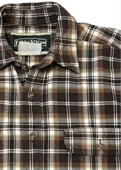 90s USA FIELD&STREAM ネルシャツ L ファイブブラザースのサムネイル