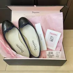 美品 レペット バレエシューズ パープル ラメ フラット 37 箱有 - メルカリ