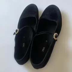 ZARA ブラック フラットシューズ 38