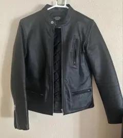 黒レザージャケット レディースМ