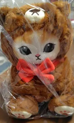 モフサンド展 テディベアにゃんぬいぐるみS マスコットセット - メルカリ
