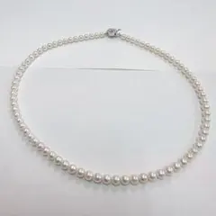 伊勢志摩英虞湾産あこや真珠 3-3.5mm パールネックレス 42.5cm - メルカリ
