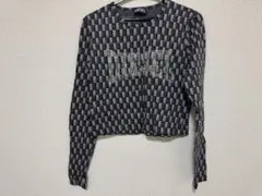 DIESEL チェック柄 クロップド長袖トップス