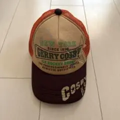 GERRY COSBY メッシュキャップ オレンジ ベージュ y2k アメカジ