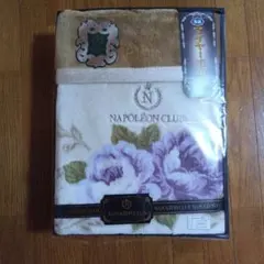 NAPOLÉON CLUB 花柄マイヤー毛布