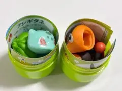 チョコエッグ　ポケモン　旅立ちの3匹　フシギダネとポカブの2点セット☆