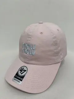 【47brand×new now】榮倉奈々　キャップ ピンク