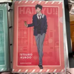 ハイキュー!! 黒尾鉄朗、孤爪研磨 クリアファイル