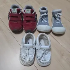 ミキハウス フリンジ付きモカシン 11.5cm　new balance13cm他