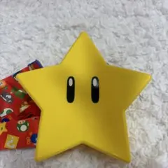 スーパーマリオ 星型収納ボックス リボン付き