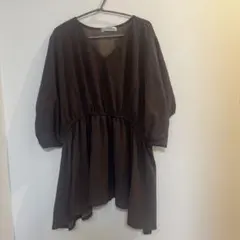 Hina×kanna×asadon ブラウン チュニック新品タグ付き値下げ中！