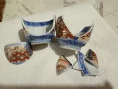 古伊万里　染付　金彩　七宝　色絵　覗き猪口　2客 古伊万里 染付干支図覗き猪口 | 骨董と詩学 Antique & Poetics