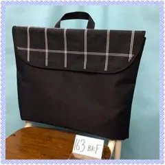 163★チェック★防災頭巾カバー★背もたれ★ハンドメイド★入園入学★