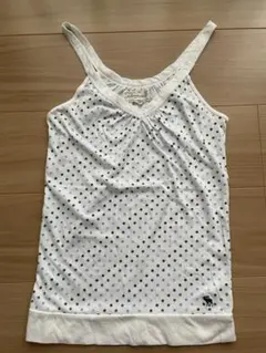 Abercrombie & Fitch ドット柄 キャミソール L Y2Kのサムネイル