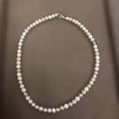セール品【照り強】淡水本真珠 可愛いベビーパール ネックレス 4-5mm 