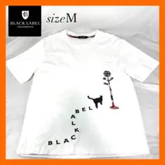 BLACK LABEL貴重完売品ブラックレーベル半袖 渋谷店限定Ｔシャツネコ柄Ｍのサムネイル
