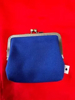 AYANOKOJI 青いキャンバスがま口財布