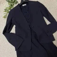 PLST スラブストレッチカラーレスジャケットパンツ セットアップ