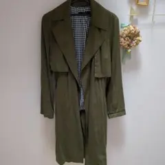 未使用！ZARA☆トレンチコート　カーキ　М