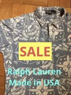 Polo by Ralph Lauren 花柄ポロシャツ M アメリカ製