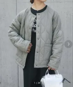 un dix cors 2way リバーシブルキルティングジャケット